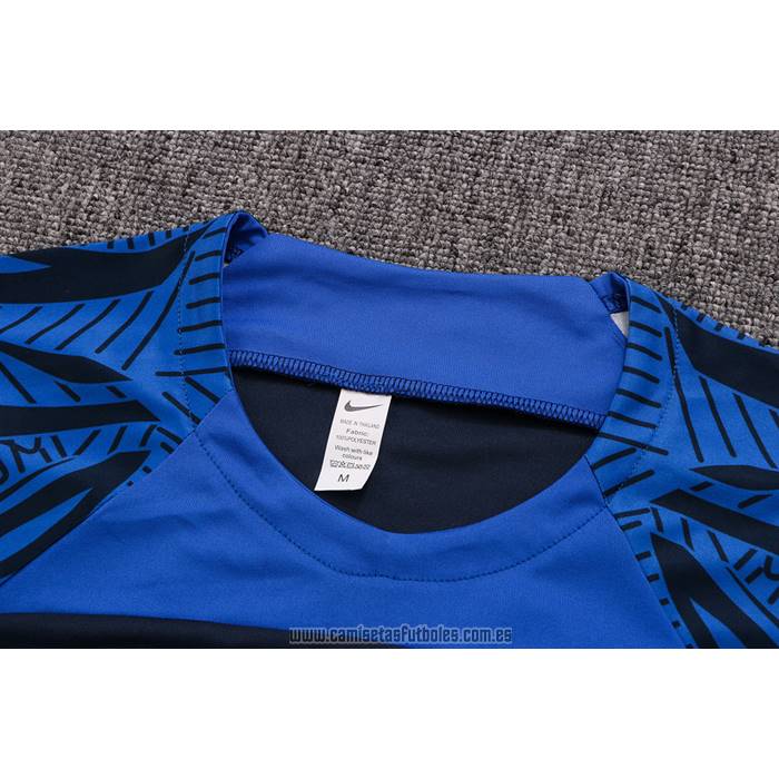 Chandal del Paises Bajos Manga Corta 2022-2023 Azul - Pantalon Corto